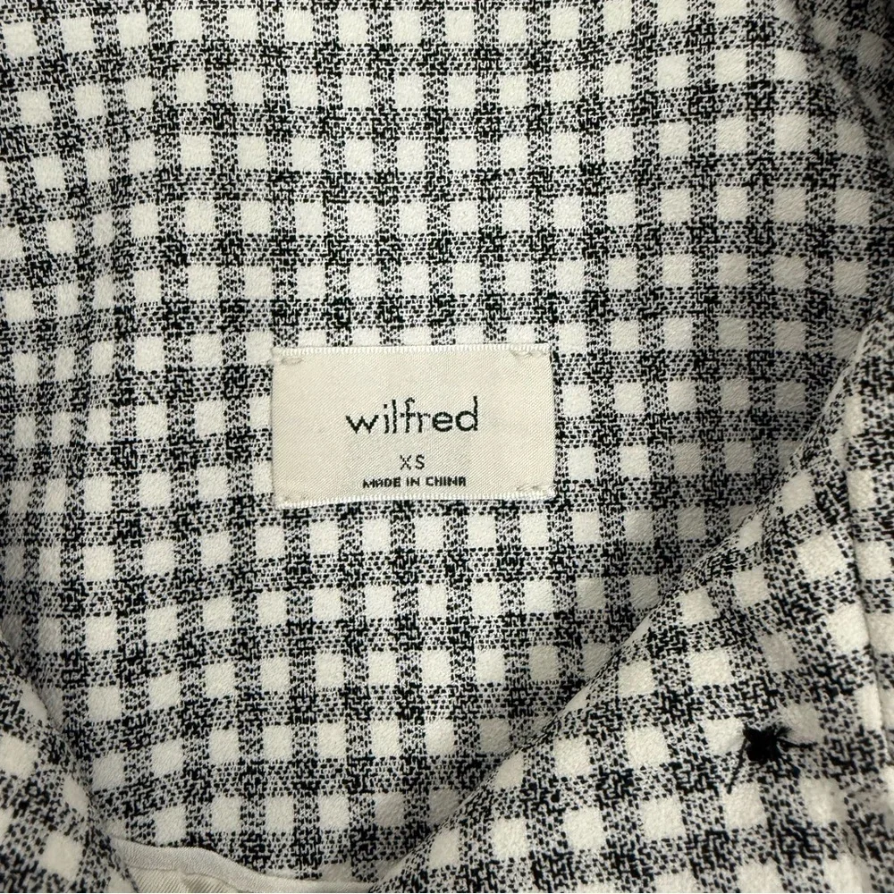 Wilfred Ourson Little Cropped Jacket Gingham XS Aritzia #71698 - Picture 7 of 9
